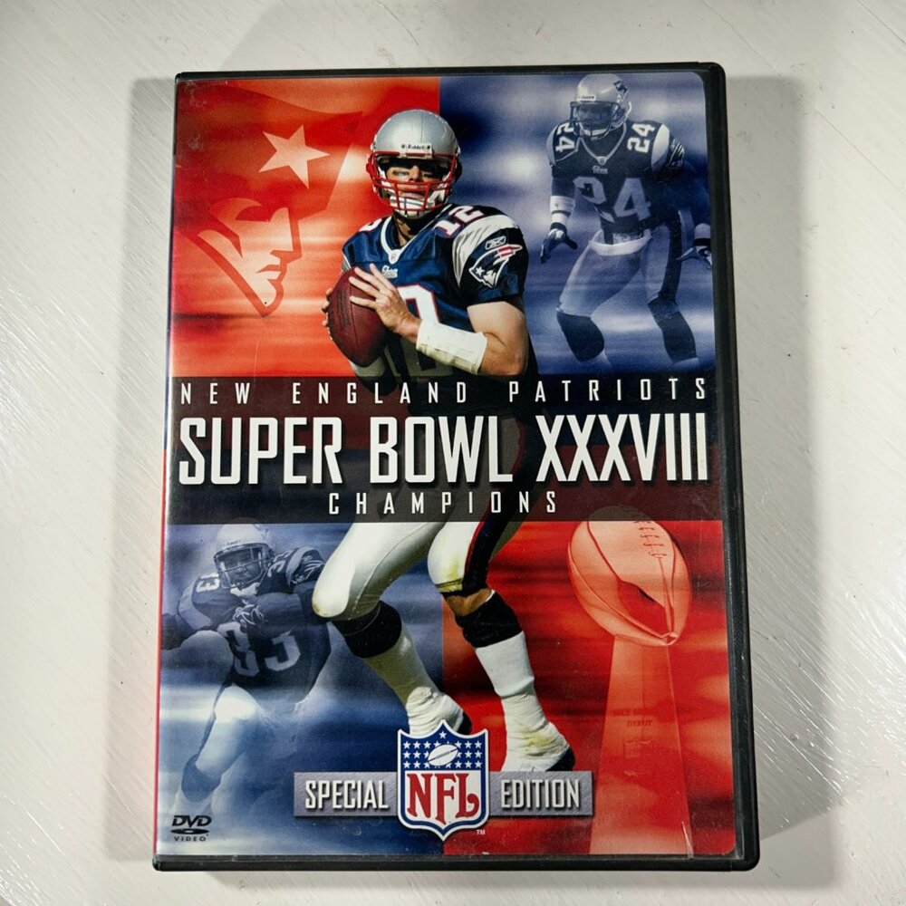 NFL Films Super Bowl XXXVIII New England Patriots Championship DVD Pats Champion